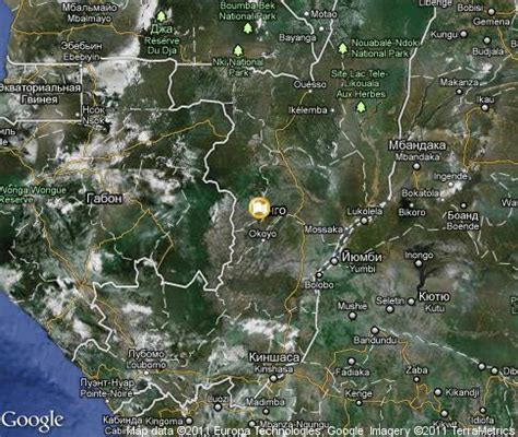 Congo-Brazzaville: popular tourist places, Satellite map, Images, Tours TV