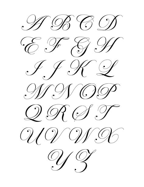 Cursive Font Cursive Letterscursive Writing Fontscursive Ireland ...