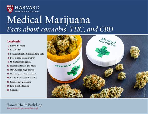 Medical Marijuana: Facts about cannabis, THC, and CBD - Harvard Health