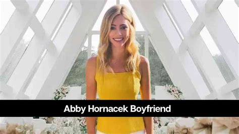 Abby Hornacek Boyfriend: Is She Married or Dating Someone? - eAstroHelp