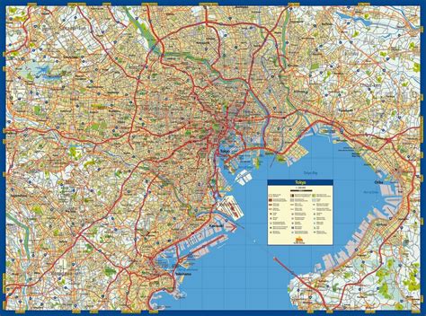 Tokyo City Street Map | Tokyo map, Tokyo city, Tokyo japan city