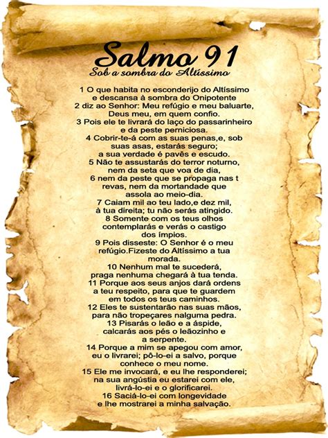 Novo Salmo 91 | PDF