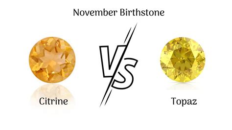 November Birthstone: 2 Different stones with similar benefit