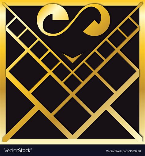 Gold heart Royalty Free Vector Image - VectorStock