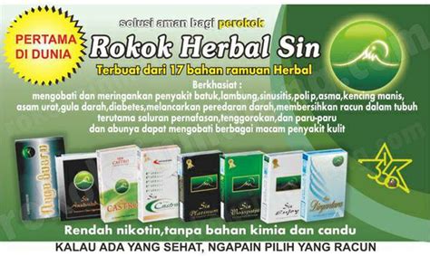 Jual Rokok Herbal Sin Castro Baru | Produk Kesehatan, Obat Herbal dan ...