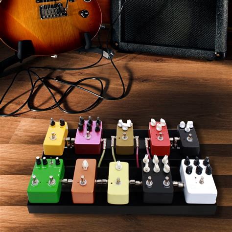 LYUMO 1Set Effects Pedals Board with Setup Tape Clamp for Electric ...