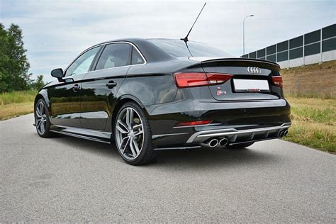 Rear Side Splitters Audi S3 / A3 S-Line 8V FL Sedan | Our Offer \ Audi ...