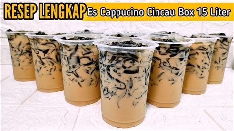 PANTESAN RAME TERUS!!! IDE JUALAN ES CAPPUCINO CINCAU PAKE BOX ISI 15 ...