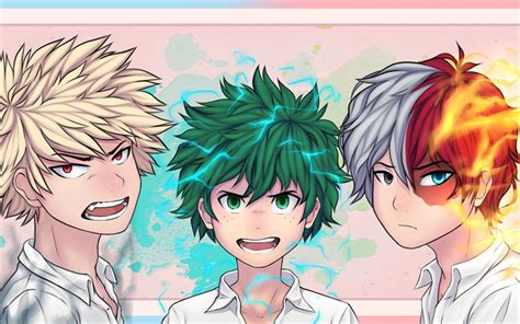 My Hero Academia Wallpaper Deku Todoroki Bakugou Cute – My Blog