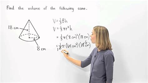 What Is The Volume Of The Cone Shown Below? New - Activegaliano.org