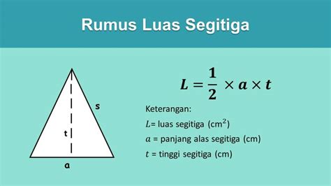 Panjang alas segitiga sama kaki 10 cm dan panjang sisi yang sama 13 cm ...