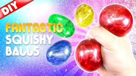 DIY Fantastic Liquid Squishy Balls! Glitter Liquid Stress Balls!