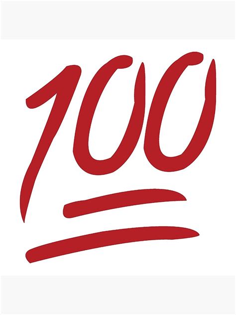 "100 emoji" Art Print for Sale by emswim07 | Redbubble