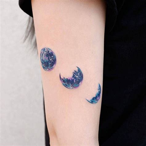 Moon Tattoos: Different Phases And Symbolism – Self Tattoo Blue Moon ...