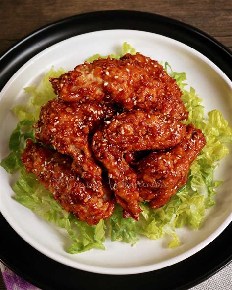 Korean fried chicken wings