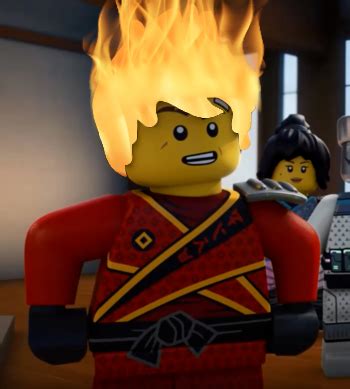 Kai but his hair is fire : r/Ninjago