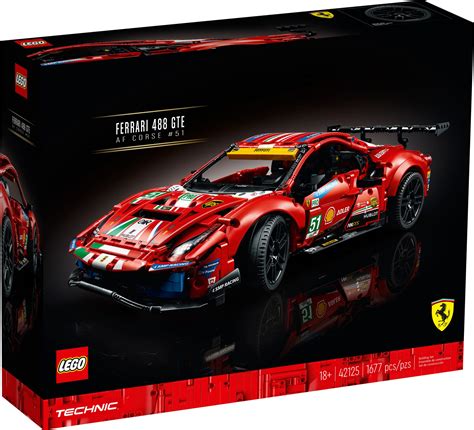 LEGO Technic 42125 Ferrari 488 GTE offiziell mit Bildern vorgestellt!