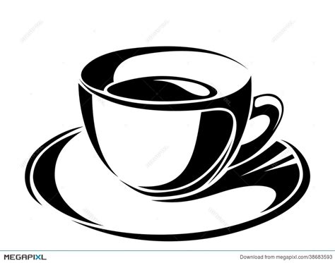 Tea Cup Silhouette Vector at GetDrawings | Free download