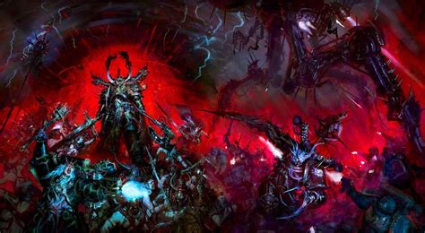 Chaos Space Marines - Art by Lewis Jones - 40K Gallery