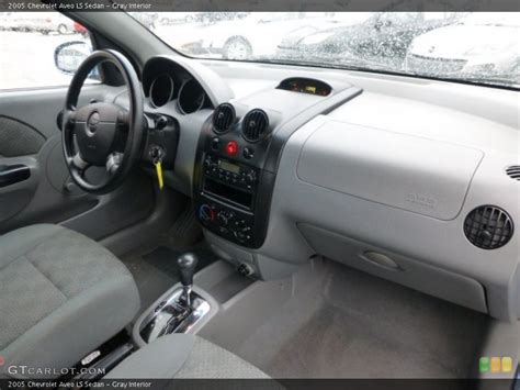 Gray Interior Dashboard for the 2005 Chevrolet Aveo LS Sedan #77764109 ...