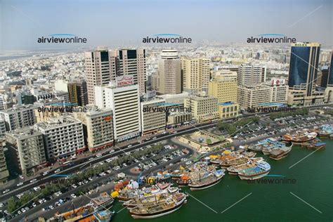 Aerial Photography Dubai Creek, Deira - Airview Online