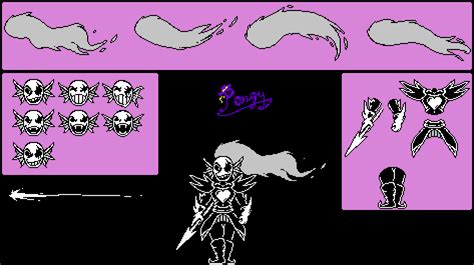 [Undertale] Undyne the Undying sprite sheet by Pongy25 on DeviantArt