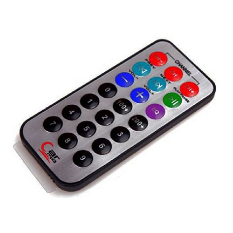 NEC Infrared IR 21 Button Remote Control – Low Profile | Phipps Electronics