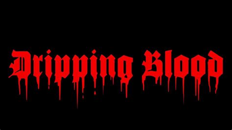 Dripping Blood Text Effect - GIMP 2.8 Tutorial - YouTube