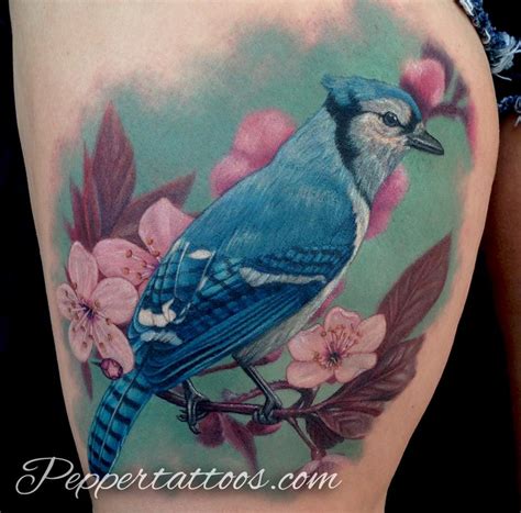 Blue Jay Tattoo by Pepper: TattooNOW