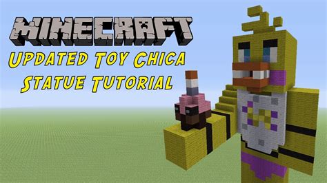 Minecraft Tutorial: Toy Chica (FNAF World) Statue - YouTube