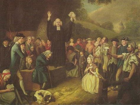 George Whitefield Preaching Outside | Great awakening, First great ...