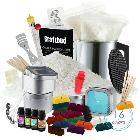 CraftBud Complete DIY Candle Making Kit Supplies for Adults and Kids ...