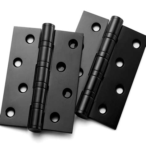 Black Stainless Steel Door Hinge 4 inch More Hardware Accessories Real ...