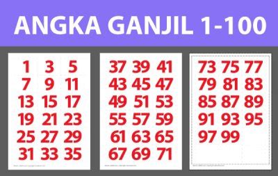 Angka 1-100 Dalam Garis Kotak Siap Print (Mudah di Potong) – Download ...