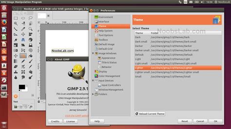 Give New Looks To GIMP Image Editor Using (Flat / Photoshop) Themes ...