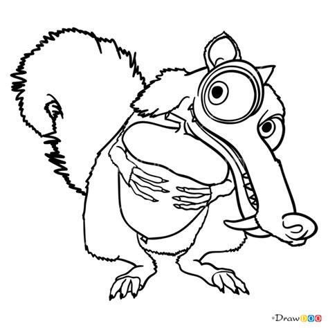 How to Draw Scrat, Ice Age