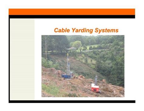 Cable Yarding Systems