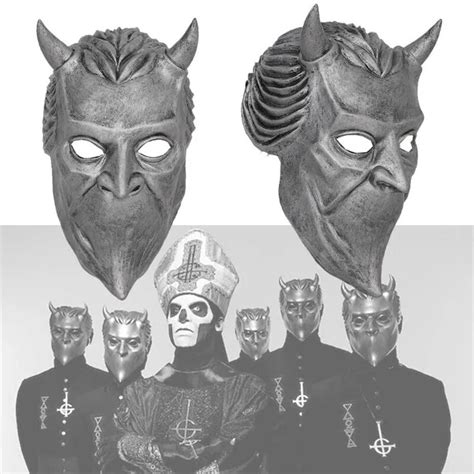 Rock Roll Band Ghost BC Nameless Ghoul Masks Cosplay Halloween Party ...