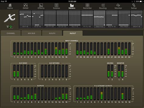 X32-Mix App Tutorial Meters Recorder Tab - dBB Audio