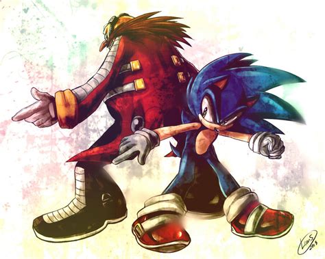 Sonic and Eggman by LeonS-7 on DeviantArt