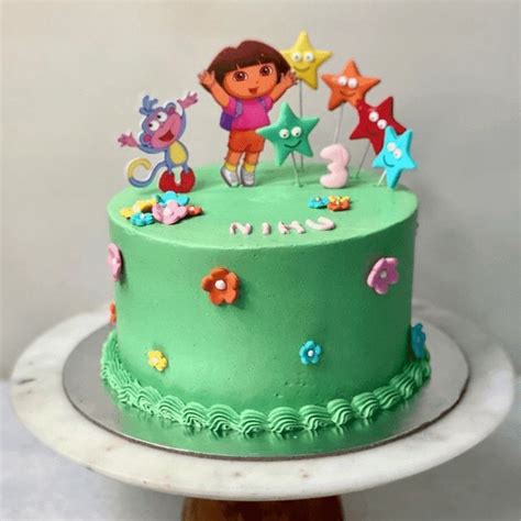 Dora Birthday Cake | Cartoon Cake Design | Yummy Cake