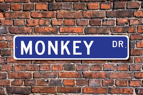 Monkey Monkey Gift Monkey Sign Monkey Decor Monkey Lover | Etsy