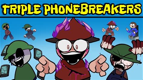 Fnf Triple Phonebreakers Vs Dave And Bambi Mod Fnf Go - Mobile Legends