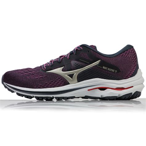 Mizuno Wave Inspire 17 Women's Running Shoe - India Ink/Platinum Gold ...