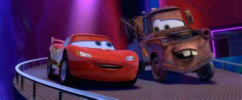 car uk new: Mater and Lightning McQueen - Cars 2 Character Wallpaper