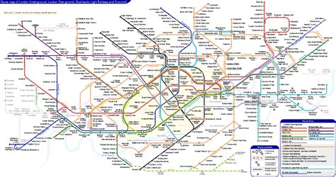 Mappa della metropolitana di Londra - Wikipedia London Underground Tube ...