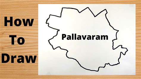 Drawing Pallavaram City Map - India - YouTube