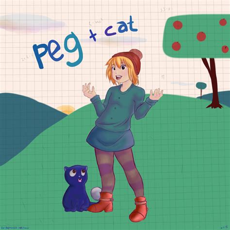 Peg + Cat by condemnedcartoon on DeviantArt