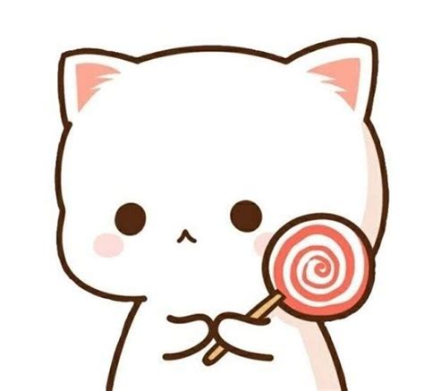 Cute Mochi Cats 💛|| Cute Wallpapers | 두들아트, 아이디어, 이모티콘