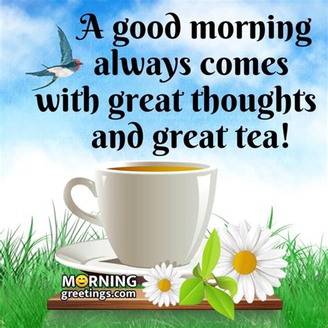 20 Sweet Good Morning Tea Images - Morning Greetings – Morning Quotes ...